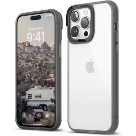 Elago Dual Case - Ανθεκτική Διάφανη Θήκη Apple iPhone 14 Pro Max - Black (ES14DU67PRO-BK)