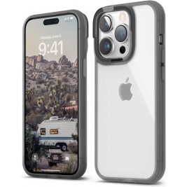 Elago Dual Case - Ανθεκτική Διάφανη Θήκη Apple iPhone 14 Pro - Black (ES14DU61PRO-BK)