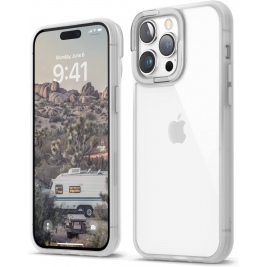 Elago Dual Case - Ανθεκτική Διάφανη Θήκη Apple iPhone 14 Pro Max - White (ES14DU67PRO-WH)
