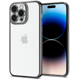 Spigen Θήκη Optik Crystal Apple iPhone 14 Pro Max - Chrome Grey (ACS04834)