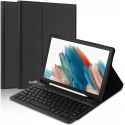 Buddi Zuna Keyboard Case - Θήκη με Υποδοχή για Γραφίδα και Πληκτρολόγιο Bluetooth - Samsung Galaxy Tab A8 10.5 2021 X200 / X205 - Black (8719246386619)