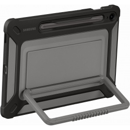Official Samsung Outdoor Cover - Ανθεκτική Σκληρή Θήκη με Λαβή Μεταφοράς - Υποδοχή S-Pen - Samsung Galaxy Tab S9 FE 10.9 - Black (EF-RX510CBEGWW)