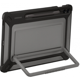 Official Samsung Outdoor Cover - Ανθεκτική Σκληρή Θήκη με Λαβή Μεταφοράς - Υποδοχή S-Pen - Samsung Galaxy Tab S9 FE Plus 12.4 - Black (EF-RX610CBEGWW)