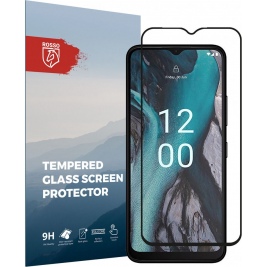 Rosso Tempered Glass - FullFace Αντιχαρακτικό Προστατευτικό Γυαλί Οθόνης Nokia C22 - Black (8719246409448)