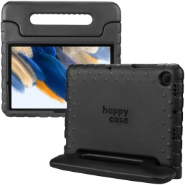 HappyCase Ανθεκτική Θήκη για Παιδιά - Samsung Galaxy Tab A8 10.5 2021 X200 / X205 - Black (8719246392399)