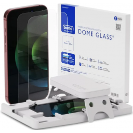 Whitestone Dome Glass - Liquid Optical Clear Adhesive - Installation Kit - Σύστημα Προστασίας Οθόνης - Apple iPhone 15 Pro - 2 Τεμάχια (8809365408818)