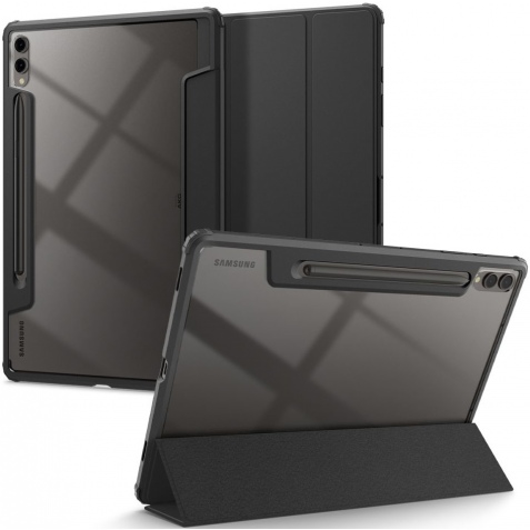 Spigen Ultra Hybrid Pro - Θήκη Samsung Galaxy Tab S9 Plus 12.4'' X810 / X816B με Υποδοχή για Γραφίδα - Black (ACS07076)
