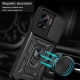 Techsuit CamShield - Ανθεκτική Θήκη με Κάλυμμα για την Κάμερα - Μεταλλικό Ring Holder - Motorola Edge 30 Ultra - Black (5949419070615)