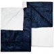 Navaris Electric Heating Blanket - Ηλεκτρική Θερμαινόμενη Πλενόμενη Κουβέρτα με Χρονοδιακόπτη για Αυτόματη Απενεργοποίηση - 180 x 130 cm - 120W - Blue Outside / White Bubbles Inside (45274.07.01)