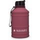 Navaris Μπουκάλι Νερού από Ανοξείδωτο Ατσάλι - BPA Free - 2.2 L - Berry (51084.26)