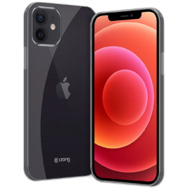 Crong Slim Διάφανη Θήκη Σιλικόνης Apple iPhone 12 mini - 0.8mm - Clear (CRG-CRSLIM-IP1254-TRS)