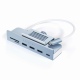 Satechi Αντάπτορας Type-C Clamp Hub για iMac 24 2021 - Με 3 x USB-A 3.0 / 1 x Type-C / 1 x SD - Micro SD - Blue (ST-UCICHB)