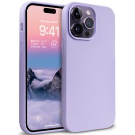 Crong Color Θήκη Premium Σιλικόνης Apple iPhone 14 Pro Max - Purple (CRG-COLR-IP1467P-PRP)