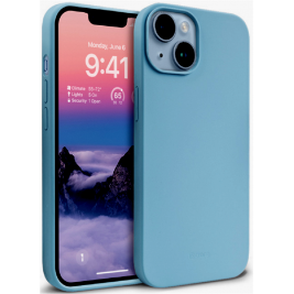 Crong Color Θήκη Premium Σιλικόνης Apple iPhone 14 - Sky Blue (CRG-COLR-IP1461-LBLU)