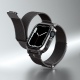 Spigen Metal Fit Pro - Σετ Ανθεκτική Θήκη από Αλουμίνιο - Λουράκι από Ανοξείδωτο Ατσάλι - Apple Watch SE/9/8/7/6/5/4 (45/44mm) - Graphite (ACS04585)