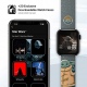 MobyFox Star Wars - Universal Λουράκι Σιλικόνης για Όλα τα Apple Watch - Smartwatches (22mm) με 20 Digital Watch Faces για iOS - The Mandalorian / The Child (728433453377)