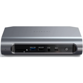 Satechi Thunderbolt 4 Multimedia Pro Dock - Με Θύρες 1 x Thunderbolt 4 Host Port / 6 x USB-A / 1 x Type-C / 2 x DisplayPort / 2 x HDMI / 1 x SD - MicroSD / 1 x 3.5mm Jack / 1 x Ethernet / 1 x Kensington Lock / 1 x DC (ST-DT4PMM-EU)