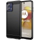 HappyCase Θήκη Σιλικόνης Brushed - Motorola Moto G73 - Black (8719246387869)