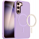 HappyCase Ημιδιάφανη Σκληρή Θήκη MagSafe - Samsung Galaxy S23 Plus - Matte Violet (8719246422652)