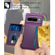 HappyCase 3 σε 1 - Θήκη Σιλικόνης με Ενσωματωμένο PU Πορτοφόλι - Google Pixel 8 Pro - Purple (8719246420870)
