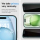 Spigen Privacy Tempered Glass GLAS.tR EZ Fit - Αντιχαρακτικό Γυαλί Προστασίας Απορρήτου Οθόνης Apple iPhone 15 Plus - 2 Τεμάχια (AGL06885)