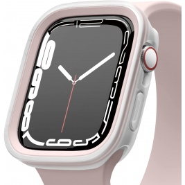 Elago Θήκη Duo Case Apple Watch SE/9/8/7/6/5/4 (45/44mm) - Transparent / Lovely Pink (EAW45DUO-TRLPK)