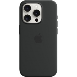 Official Apple Θήκη Σιλικόνης με MagSafe Apple iPhone 15 Pro - Black (MT1A3ZM/A)