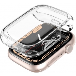 Spigen Θήκη Ultra Hybrid Apple Watch 9 / 8 / 7 (41mm) - Crystal Clear (ACS04613)