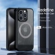 DuxDucis Aimo MagSafe Series - Premium Ημιδιάφανη MagSafe Σκληρή Θήκη - Apple iPhone 15 Pro - Black (6934913025055)
