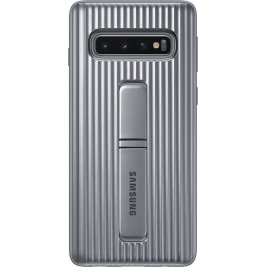 Official Samsung Protective Standing Cover Samsung Galaxy S10 - Silver (EF-RG973CSEGWW)