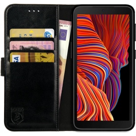 Rosso Element PU Θήκη Πορτοφόλι Samsung Galaxy Xcover 5 - Black (8719246304002)