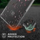 KWmobile Διάφανη Θήκη Σιλικόνης με Λουράκι Λαιμού - Huawei P10 Lite - Cherry Blossoms / Cherry Petals / Pink / Dark Brown / Transparent (50117.04)