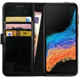 Rosso Element PU Θήκη Πορτοφόλι Samsung Galaxy Xcover 6 Pro - Black (8719246365966)