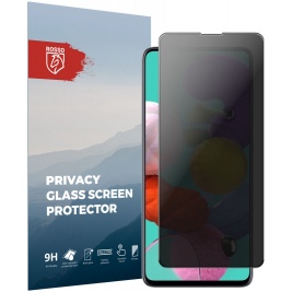 Rosso Tempered Glass Privacy - Αντιχαρακτικό Γυαλί Προστασίας Απορρήτου Οθόνης Samsung Galaxy A51 (8719246376351)
