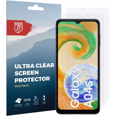 Rosso Ultra Clear Screen Protector - Μεμβράνη Προστασίας Οθόνης - Samsung Galaxy A04s - 2 Τεμάχια (8719246376726)