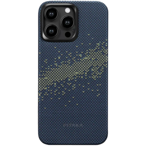 Pitaka StarPeak MagEZ Case 4 - MagSafe Θήκη Aramid Fiber Body Apple iPhone 15 Pro Max - 1.15mm - 1500D - Milky Way Galaxy (KI1502PMYG)
