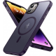 HappyCase Ημιδιάφανη Σκληρή Θήκη MagSafe - Apple iPhone 11 - Matte Purple (8719246412066)