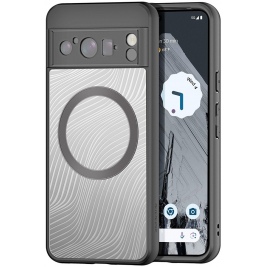 DuxDucis Aimo MagSafe Series - Premium Ημιδιάφανη MagSafe Σκληρή Θήκη - Google Pixel 8 Pro - Black (6934913023617)