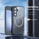 DuxDucis Aimo MagSafe Series - Premium Ημιδιάφανη MagSafe Σκληρή Θήκη - Samsung Galaxy S23 FE - Black (6934913022382)