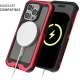 Ghostek Atomic Slim 4 - Ανθεκτική Θήκη MagSafe - Apple iPhone 15 Pro - Red (GHOCAS3520)