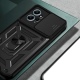Techsuit CamShield - Ανθεκτική Θήκη με Κάλυμμα για την Κάμερα - Μεταλλικό Ring Holder - Xiaomi Redmi Note 12 4G - Black (5949419070462)