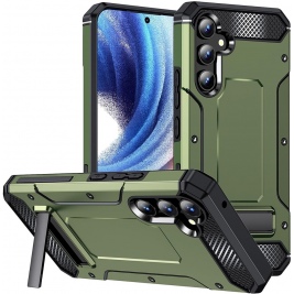 Techsuit Hybrid Armor Kickstand - Ανθεκτική Θήκη Samsung Galaxy A54 με Kickstand - Green (5949419068155)