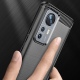 Techsuit Carbon Silicone - Θήκη Σιλικόνης Xiaomi 12 / 12X - Black (5949419030930)
