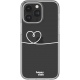 HappyCase Διάφανη Θήκη Σιλικόνης Apple iPhone 15 Pro - Heart Print (8719246420368)
