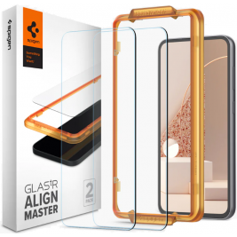Spigen GLAS.tR ALIGNmaster - Αντιχαρακτικό Γυάλινο Tempered Glass Samsung Galaxy S23 FE - 2 Τεμάχια (AGL06986)