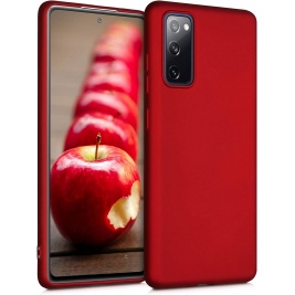 KWmobile Θήκη Σιλικόνης Samsung Galaxy S20 FE - Metallic Dark Red (53930.36)