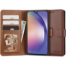 Tech-Protect Wallet - Θήκη Πορτοφόλι Samsung Galaxy A54 - Brown (9490713931349)
