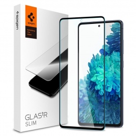 Spigen Tempered Glass GLAS.tR Slim HD - Fullface Αντιχαρακτικό Γυαλί Οθόνης Samsung Galaxy S20 FE - Black (AGL02200)