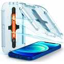 Spigen Tempered Glass GLAS.tR EZ Fit - Αντιχαρακτικό Γυαλί Οθόνης Apple iPhone 12 / 12 Pro - 2 Τεμάχια (AGL01801)