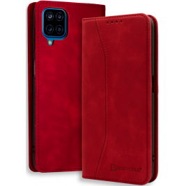 Bodycell Θήκη - Πορτοφόλι Samsung Galaxy A12 - Red (5206015062964)